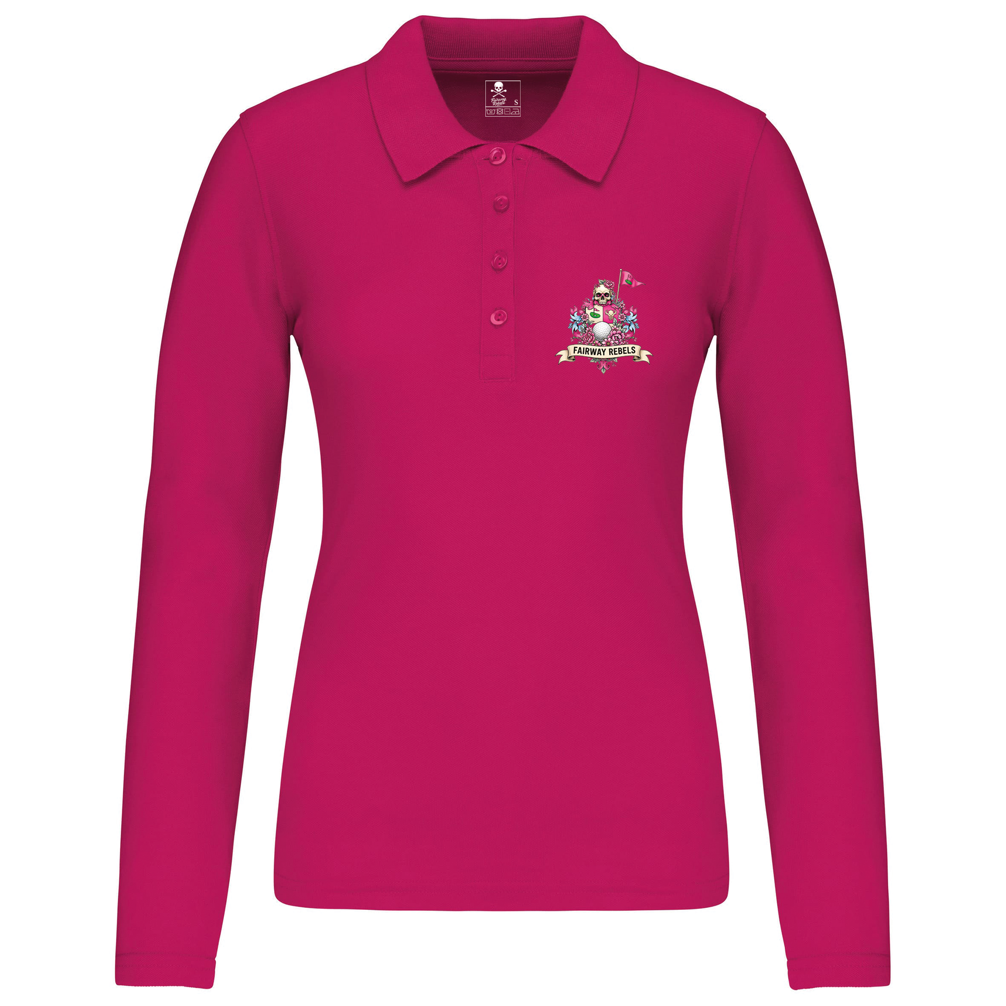 Polo de golf femme Queen manches longues - Fairway Rebels golf -Polo femme Longues Manches -42.00 EUR Polo femme Longues Manches
