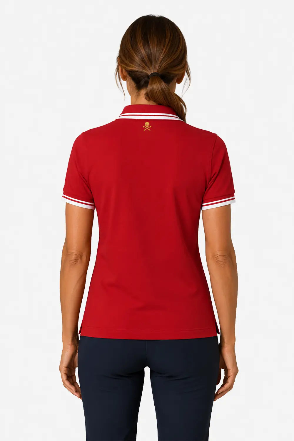 Herren Golf-Poloshirt Kontrast 100% Baumwolle