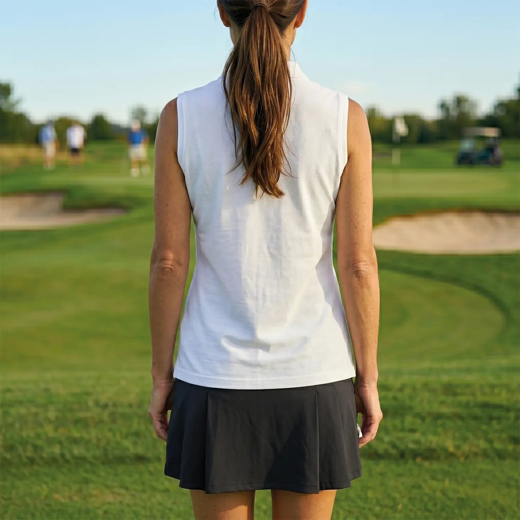 Ärmelloses Golf-Poloshirt