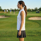 Ärmelloses Golf-Poloshirt
