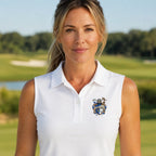 Polo Golf sans manches Blason