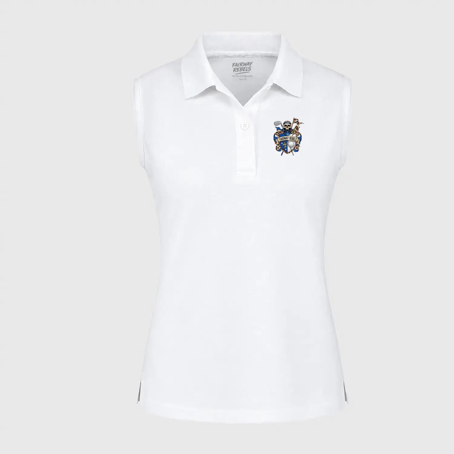 Polo Golf sans manches Blason