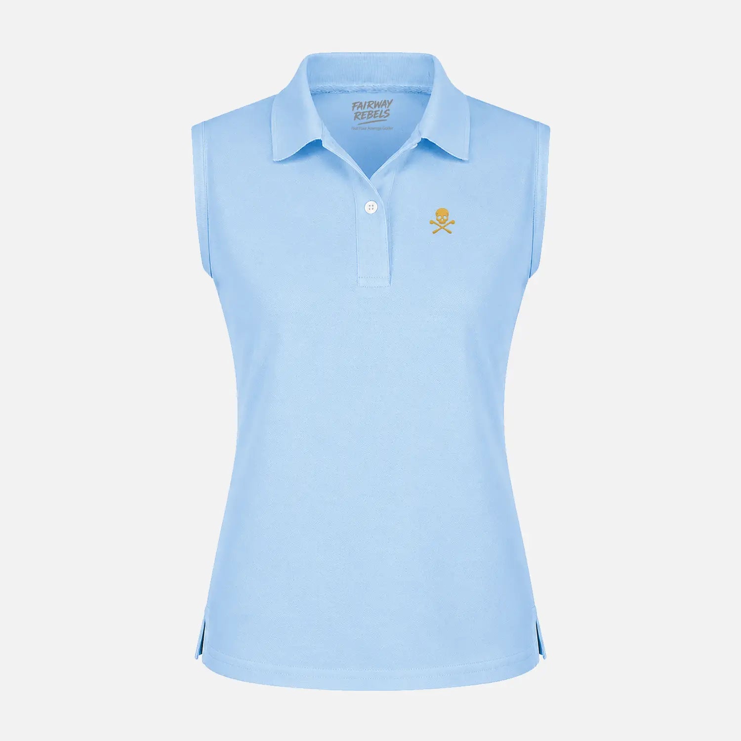 Polo golf sans manches coton