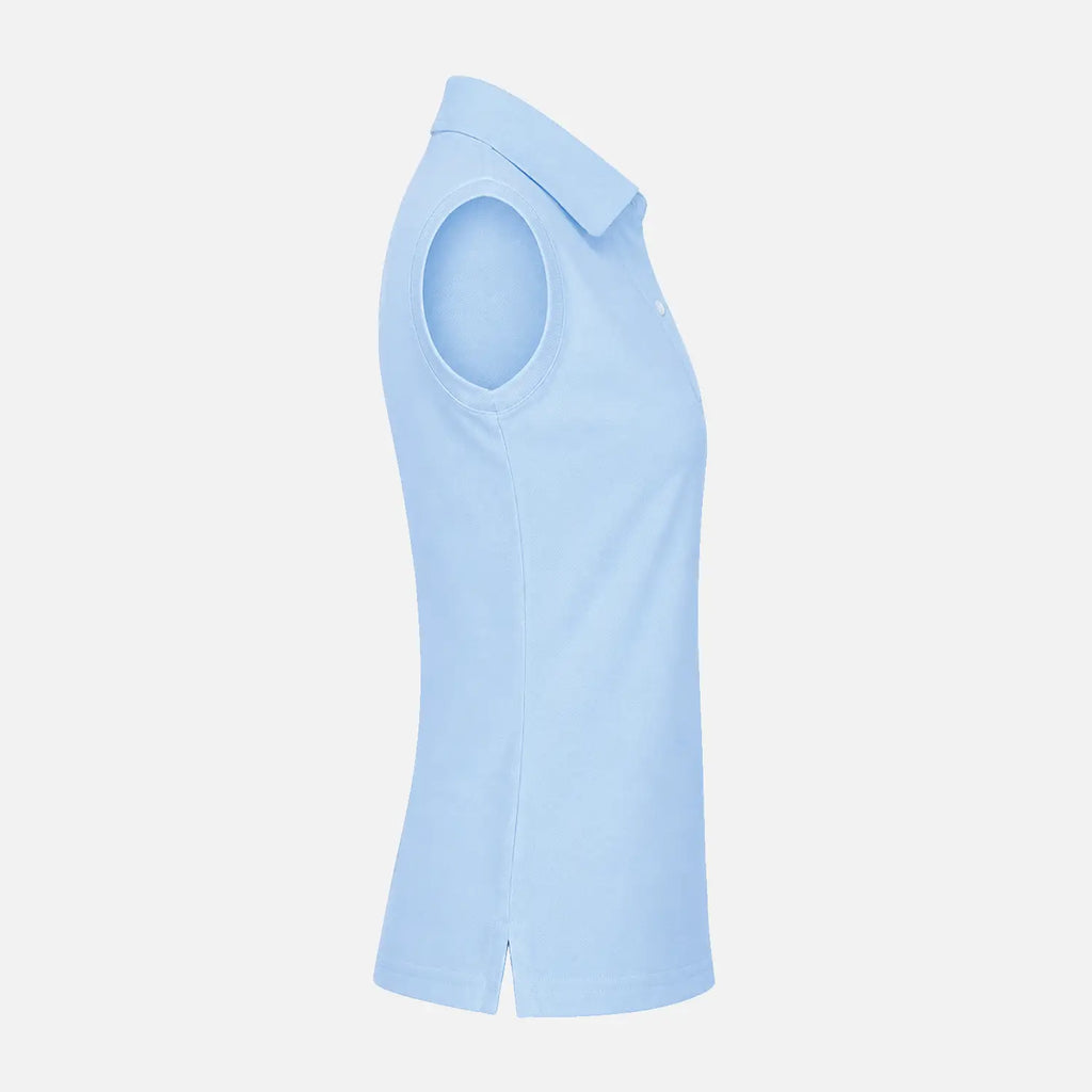 Polo golf sans manches coton
