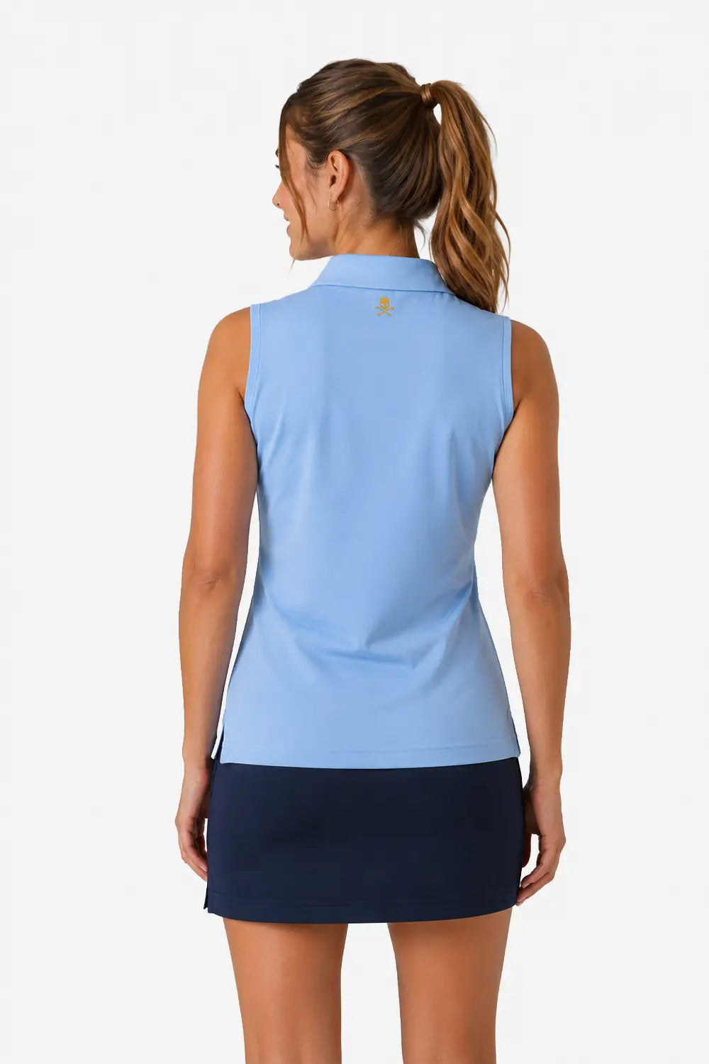 Ärmelloses Golf-Poloshirt für Damen