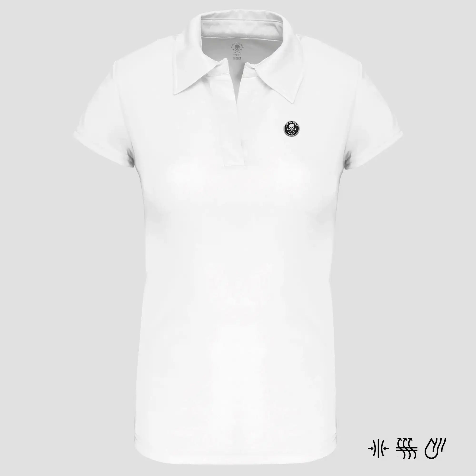 Polo golf Femme Col V Cool + - Fairway Rebels-  47.00 EUR
