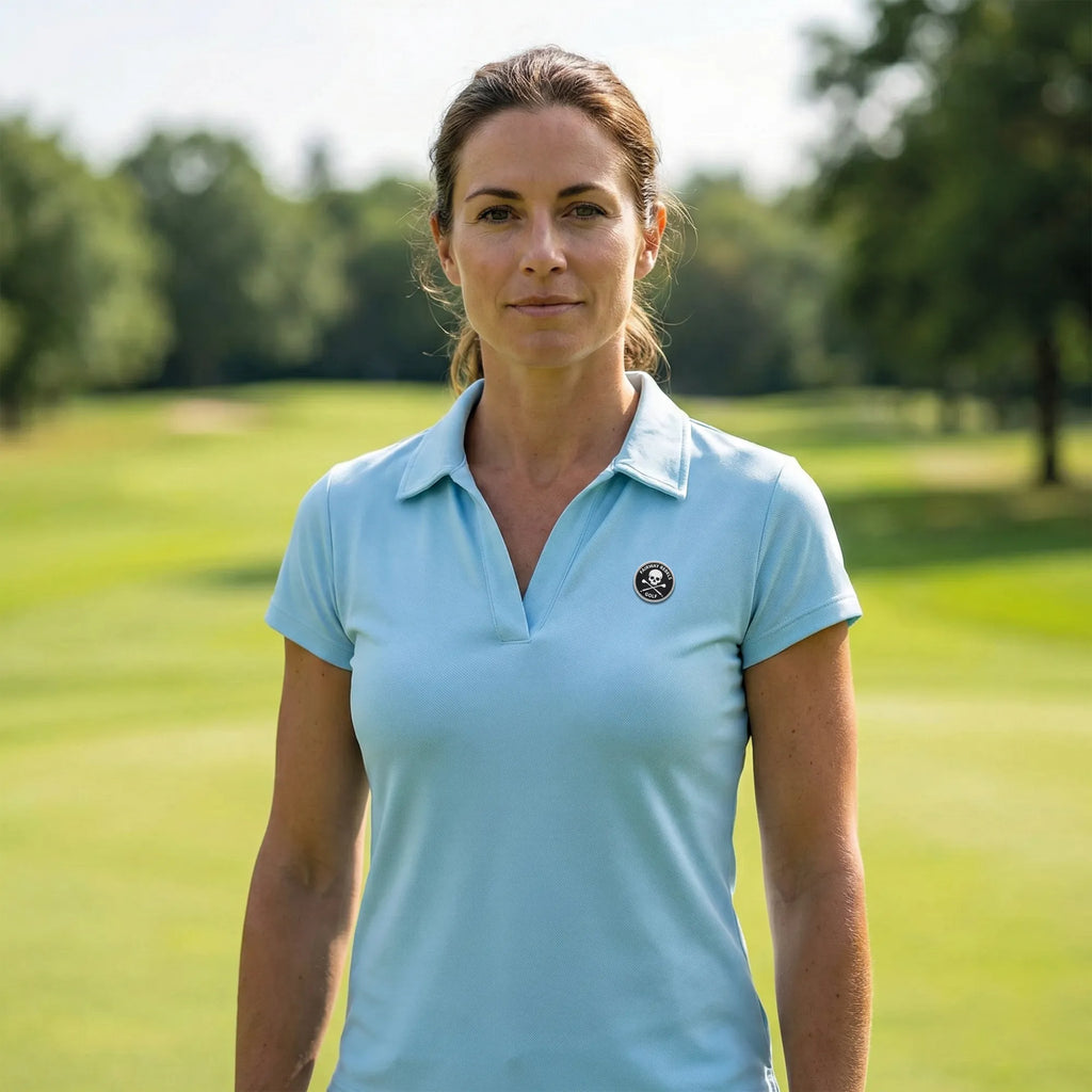 Polo golf Femme Col V Cool + - Fairway Rebels-  47.00 EUR