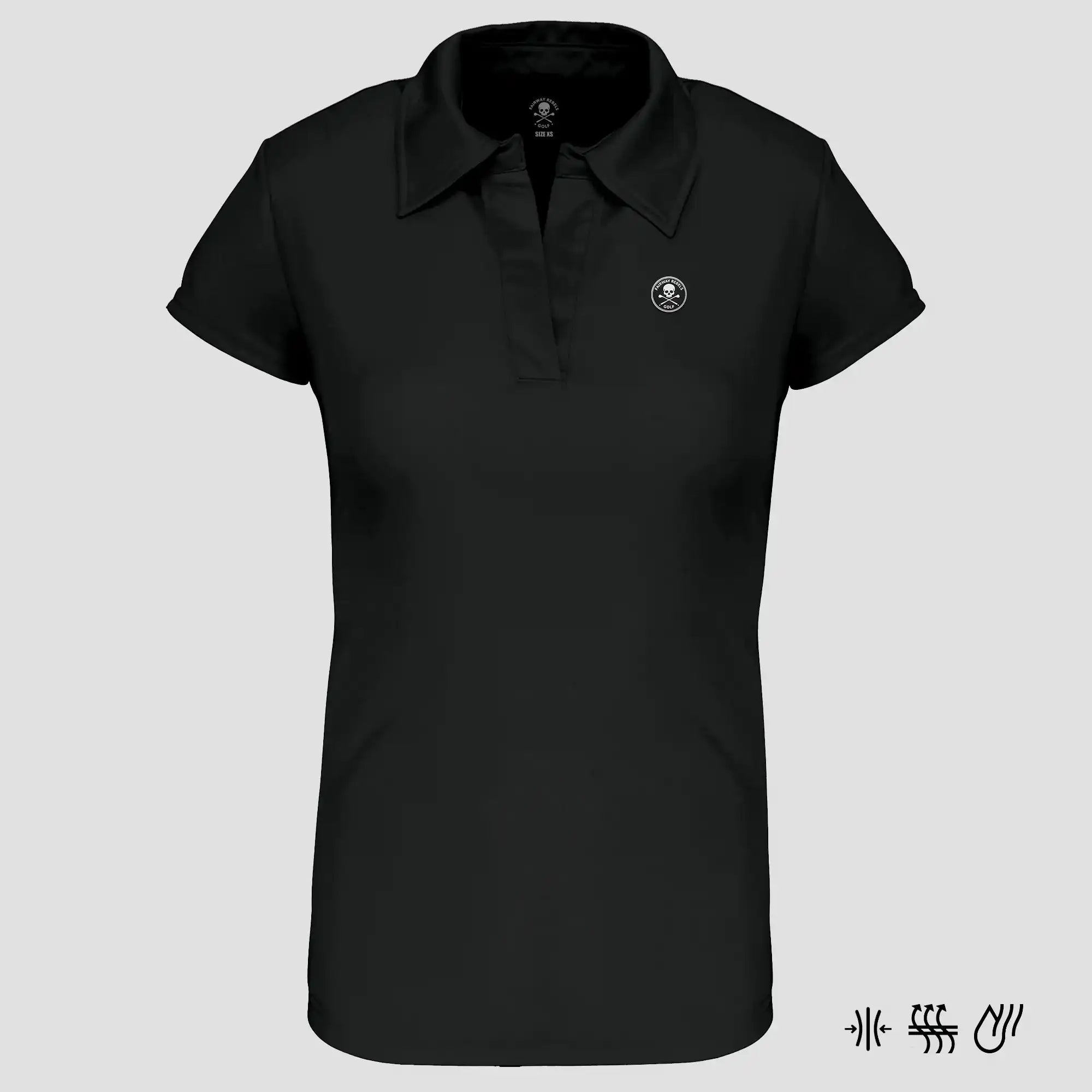 Polo golf Femme Col V Cool + - Fairway Rebels-  47.00 EUR