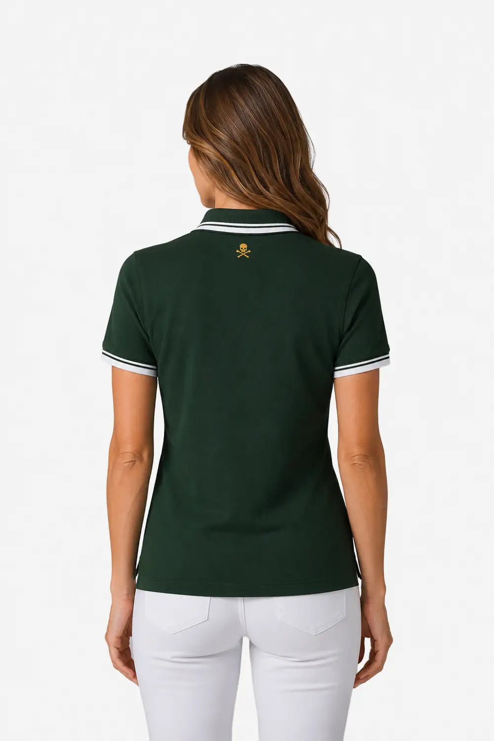 Herren Golf-Poloshirt Kontrast 100% Baumwolle