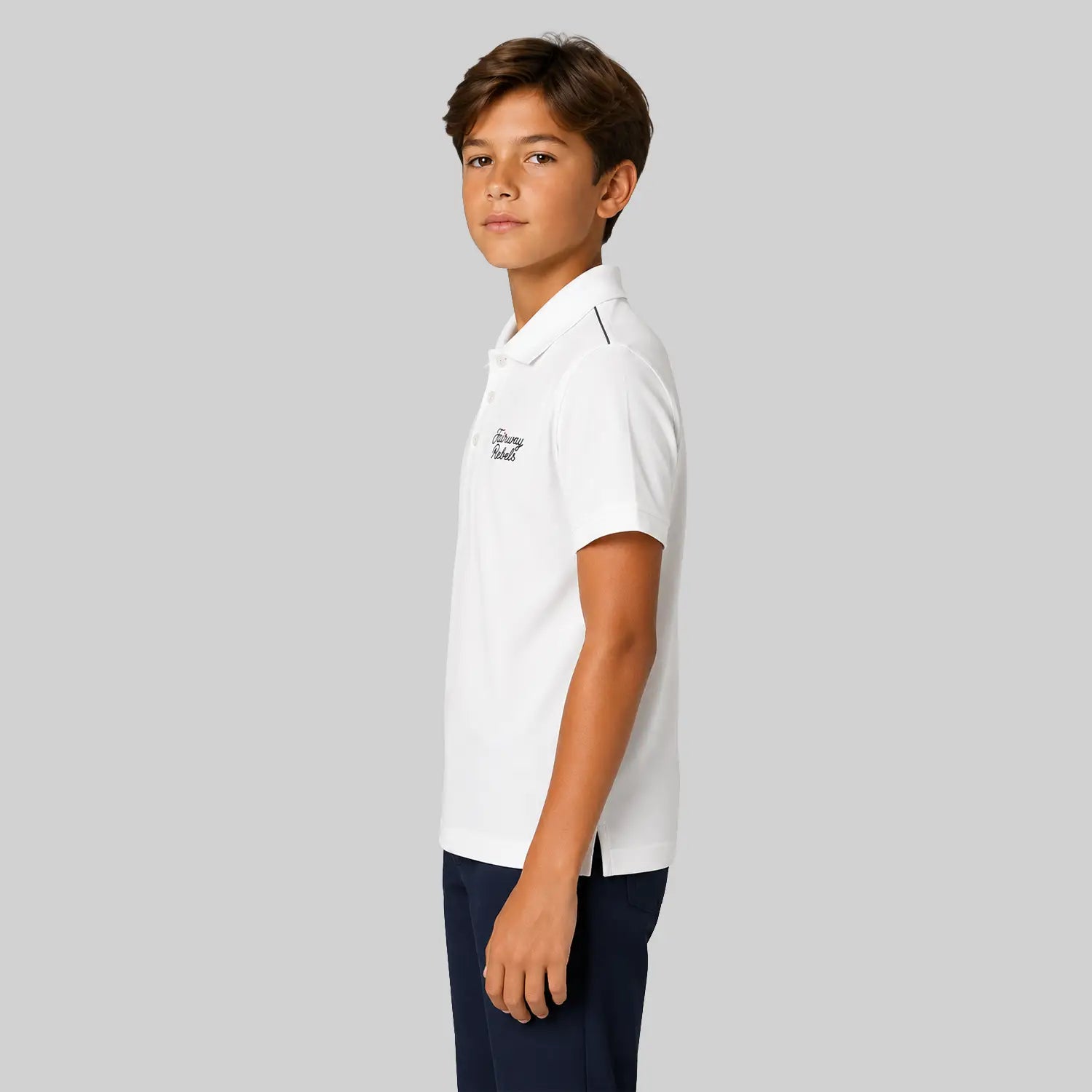 Technisches Golfpolo für Jungen