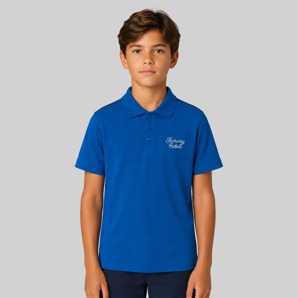 Technisches Golfpolo für Jungen