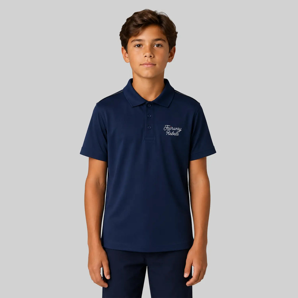 Technisches Golfpolo für Jungen