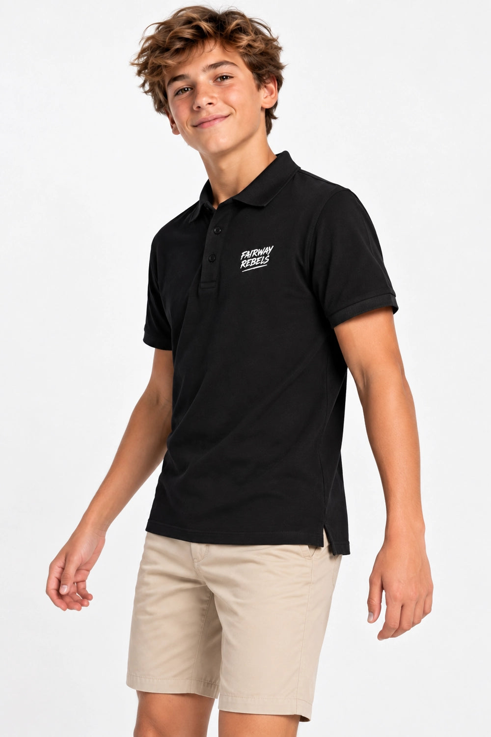 Polo de golf de algodón para niño