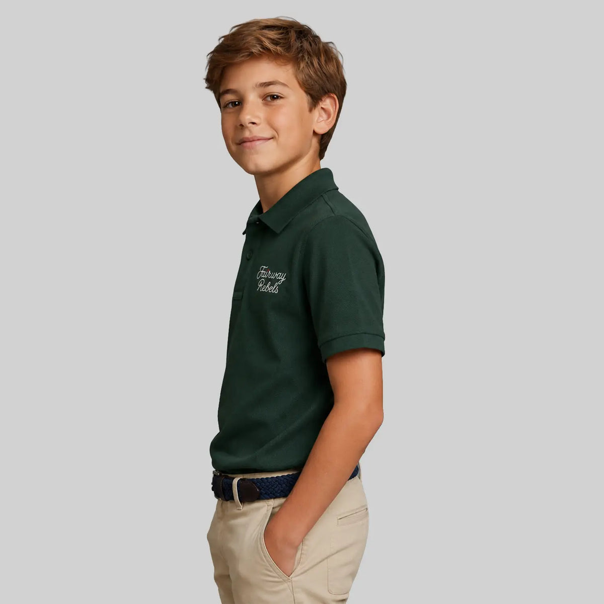 Boy's Cotton Golf Polo Shirt