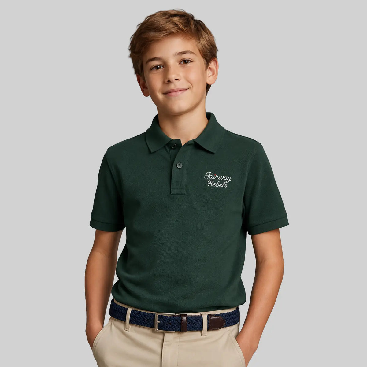Boy's Cotton Golf Polo Shirt