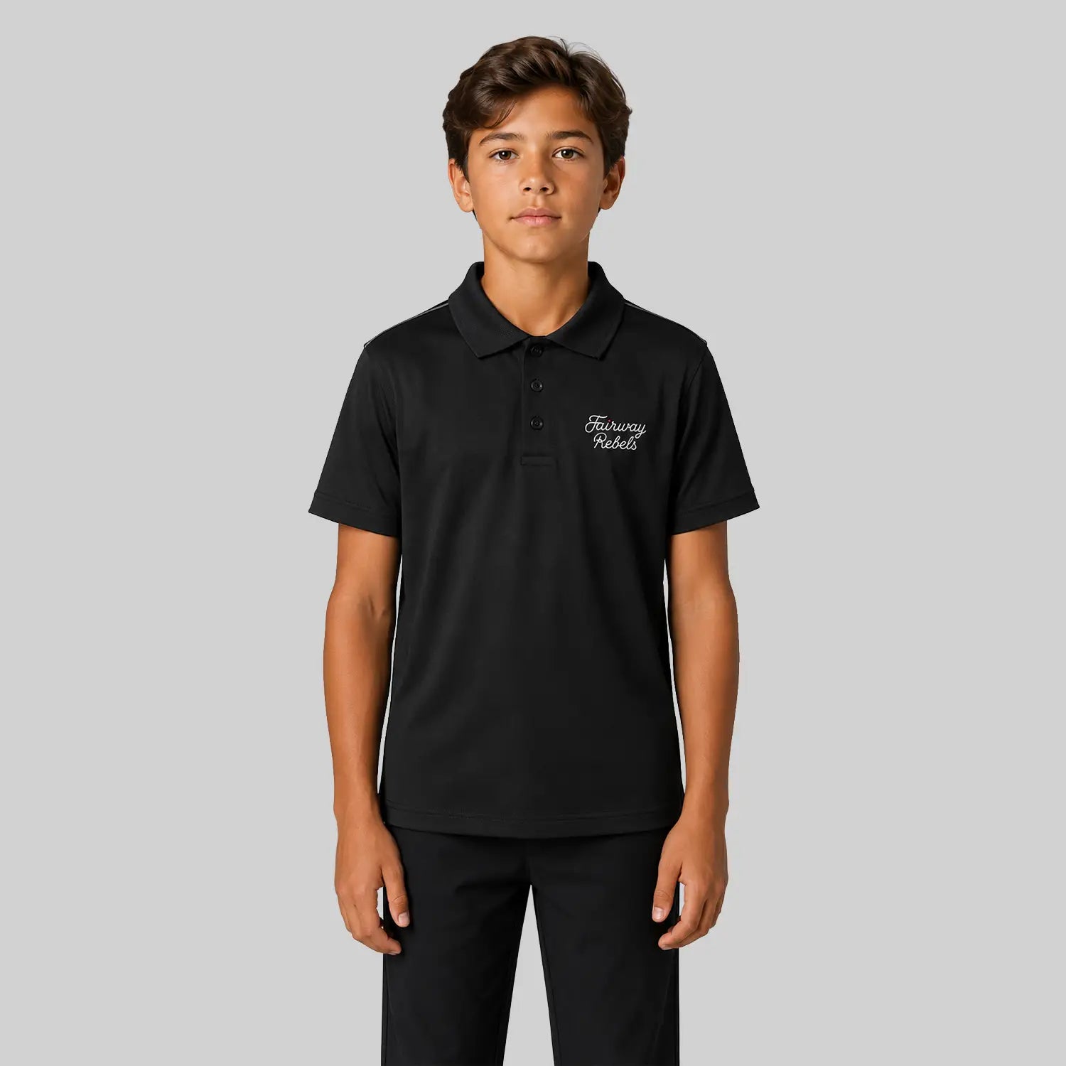 Technisches Golfpolo für Jungen