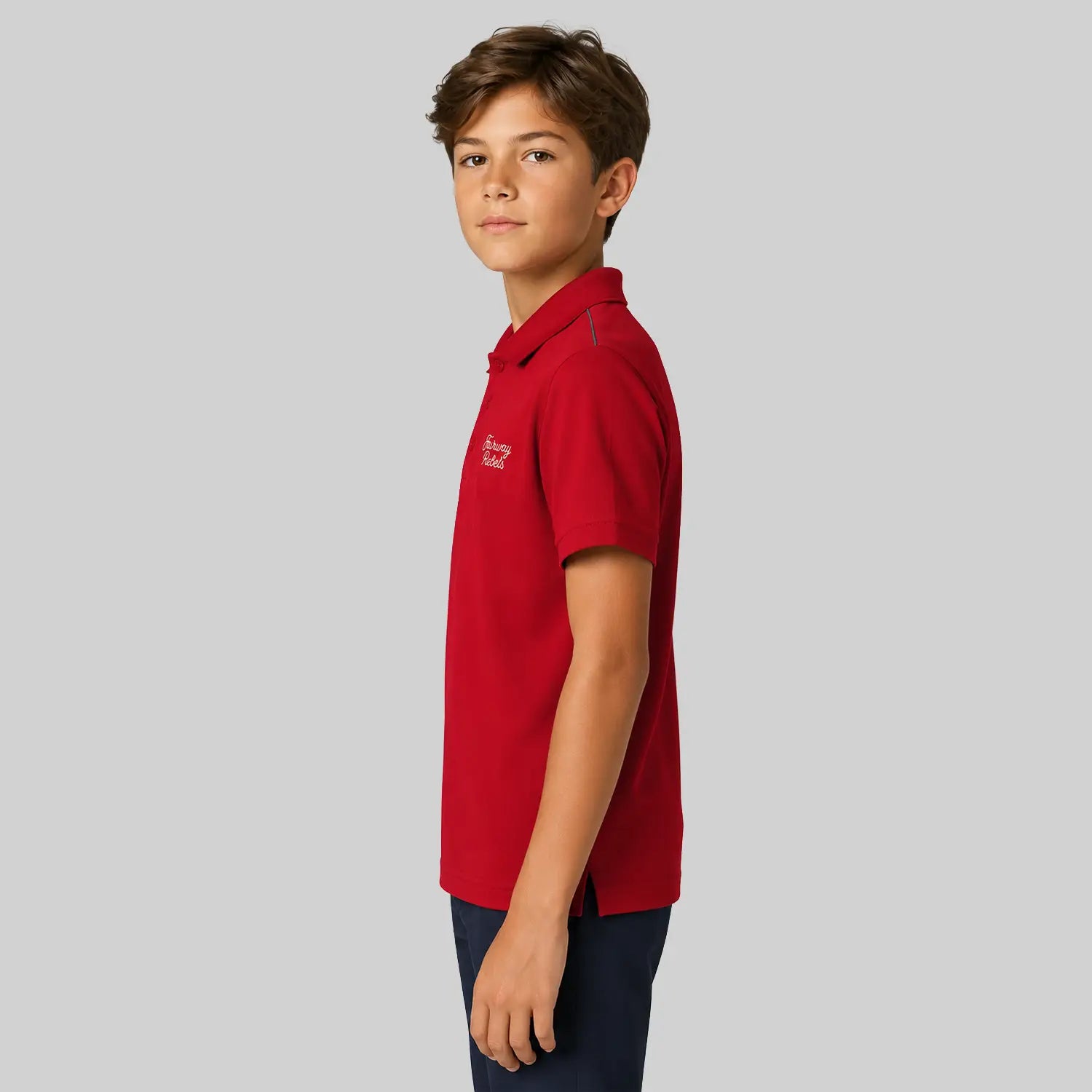 Technisches Golfpolo für Jungen