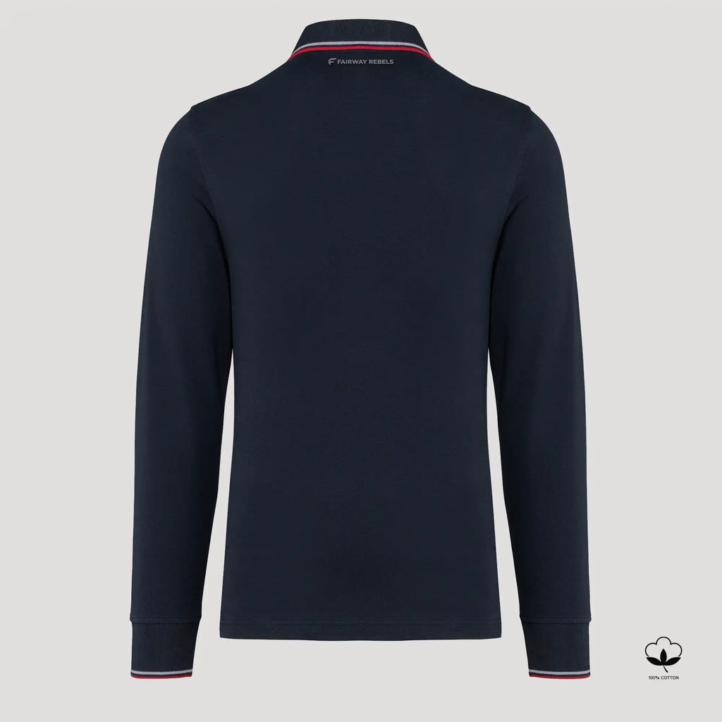 Polo Golf Homme Manches Longues Coton - Fairway Rebels-  54.00 EUR
