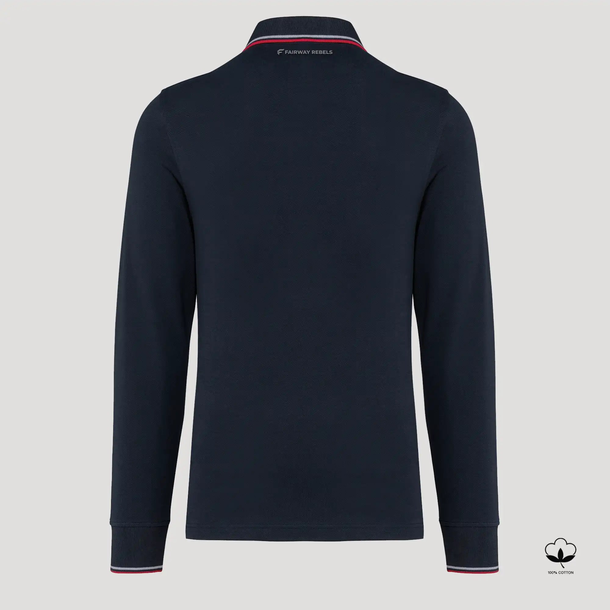 Polo Golf Homme Manches Longues Coton - Fairway Rebels-  54.00 EUR
