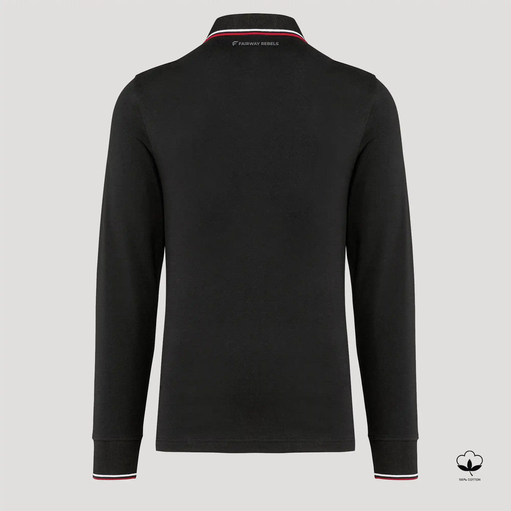 Polo Golf Homme Manches Longues Coton - Fairway Rebels-  54.00 EUR