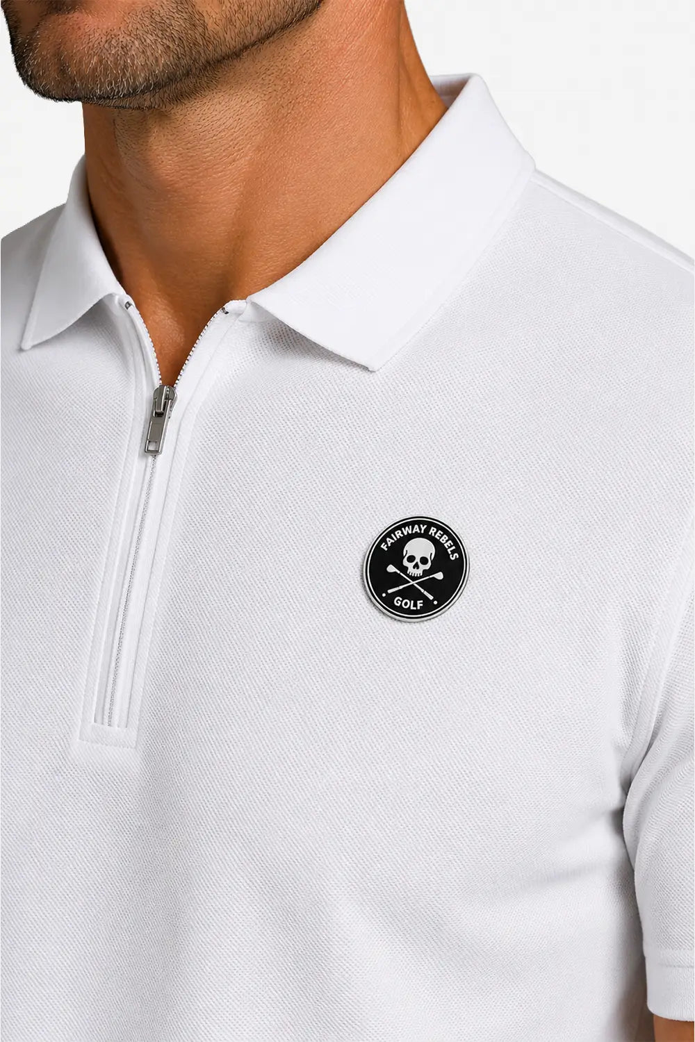 Polo Golf homme 1/4 zip Control Dry