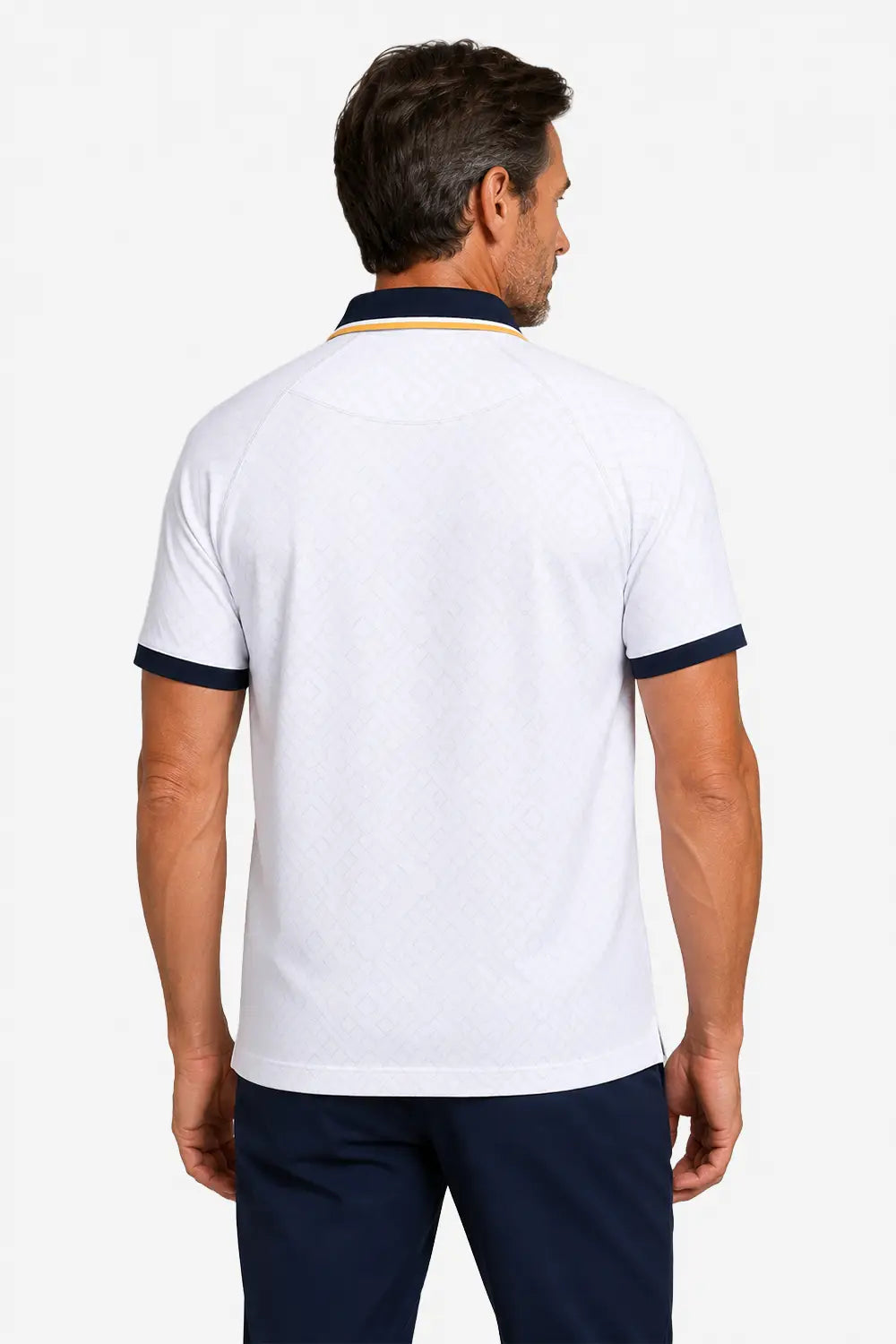 Men's Dobby Mesh Golf Polo Shirt