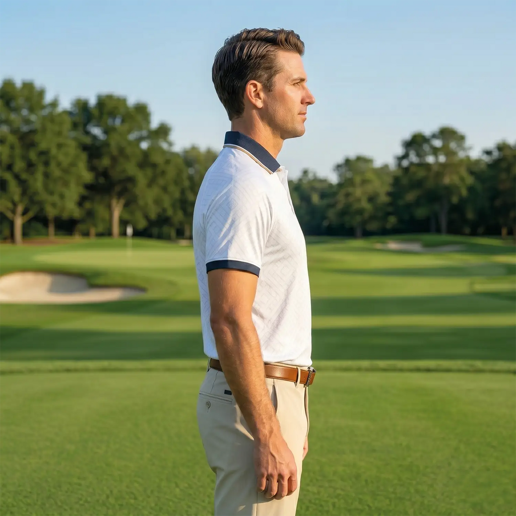 Polo golf Dobby Mesh - Vêtement et accessoire de golf Fairway Rebels