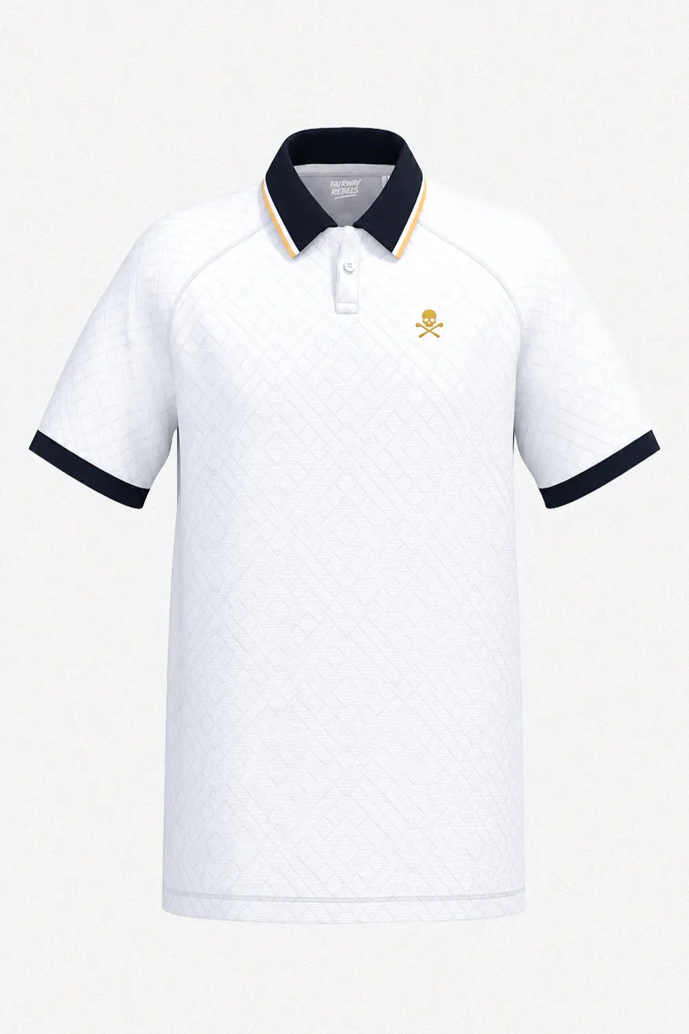 Men's Dobby Mesh Golf Polo Shirt
