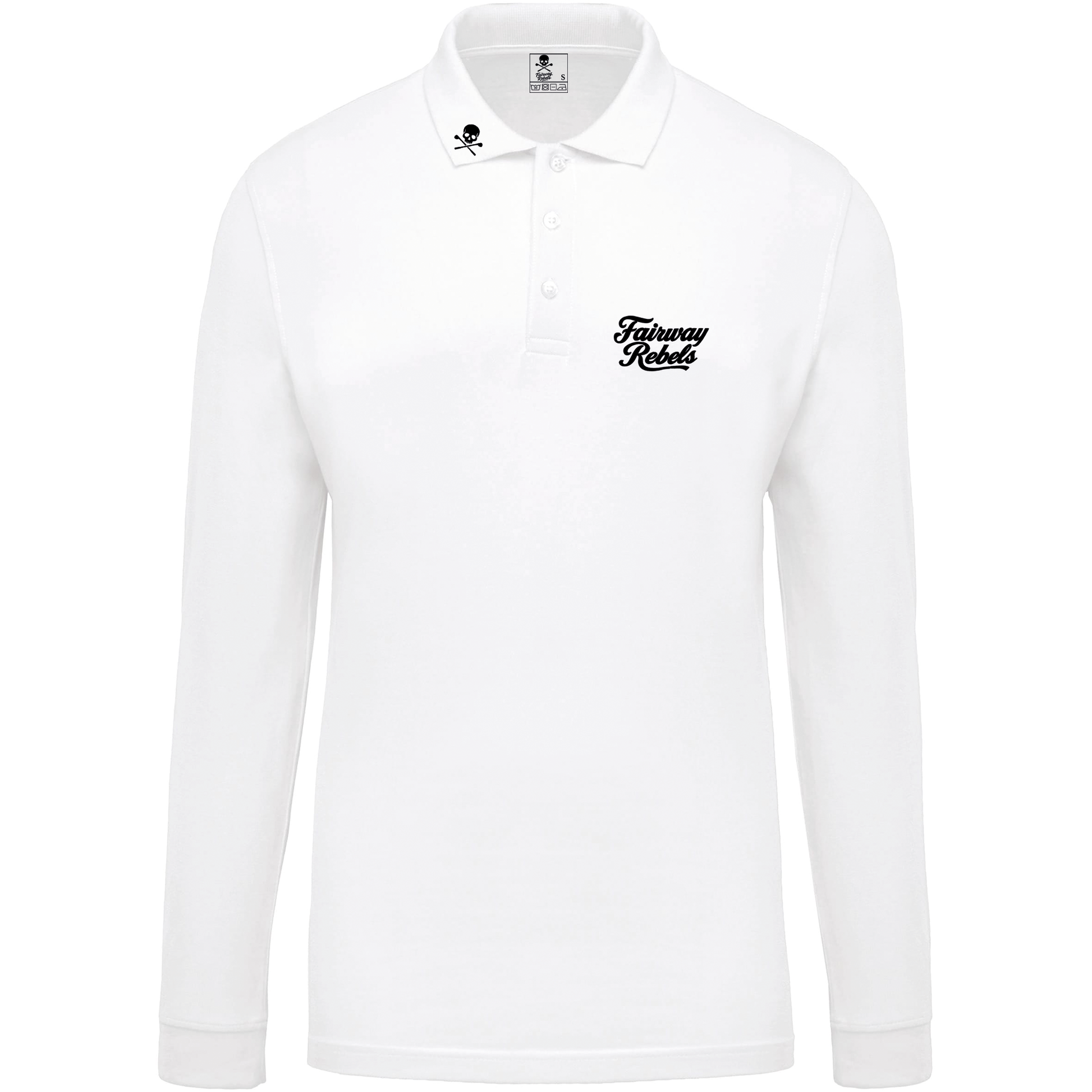 Polo de golf homme manches longues