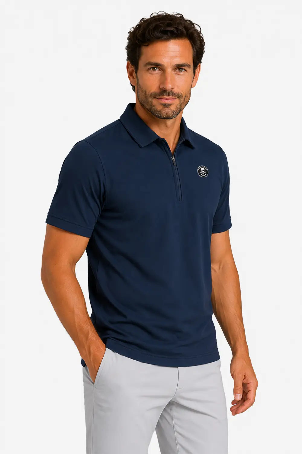 Men's Golf Polo 1/4 zip Control Dry