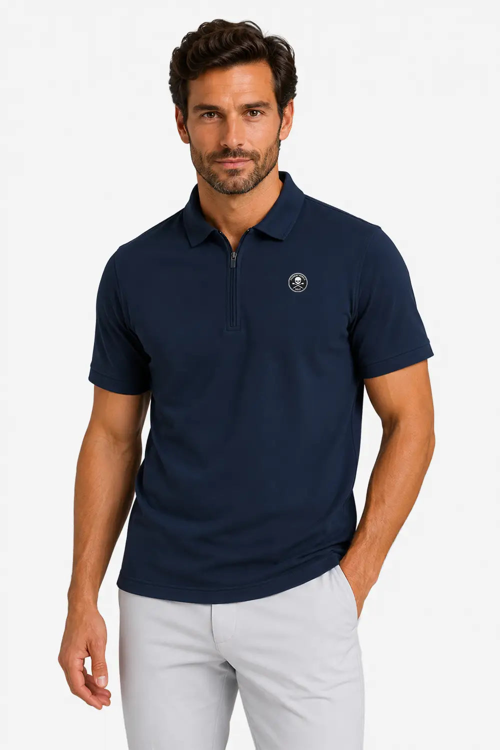 Men's Golf Polo 1/4 zip Control Dry