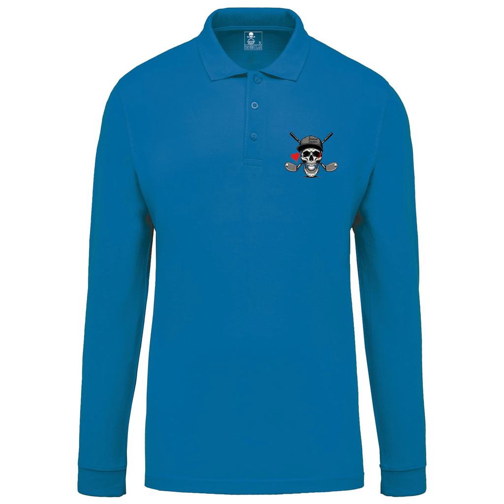 Polo de golf homme Heart manches longues
