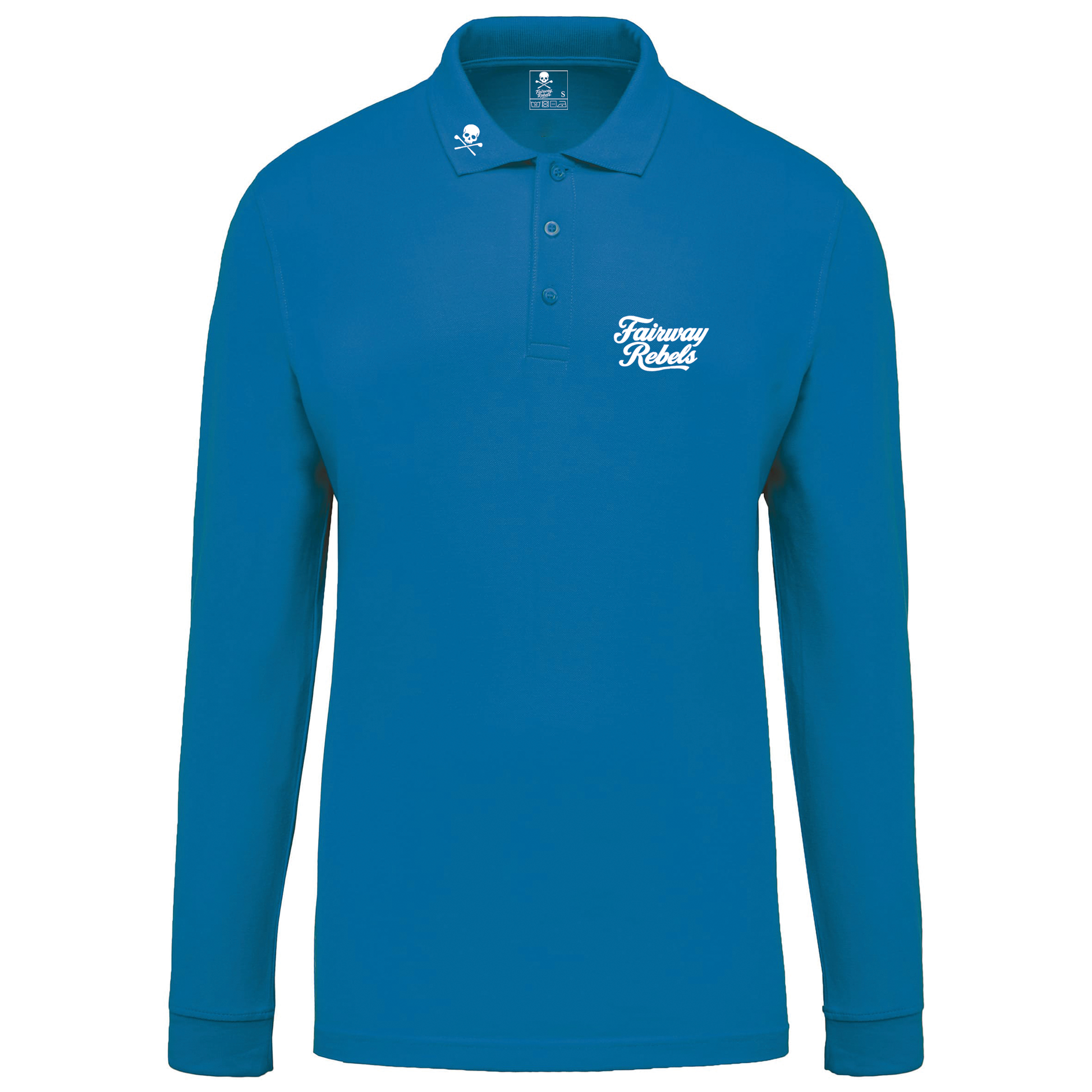 Polo de golf homme manches longues