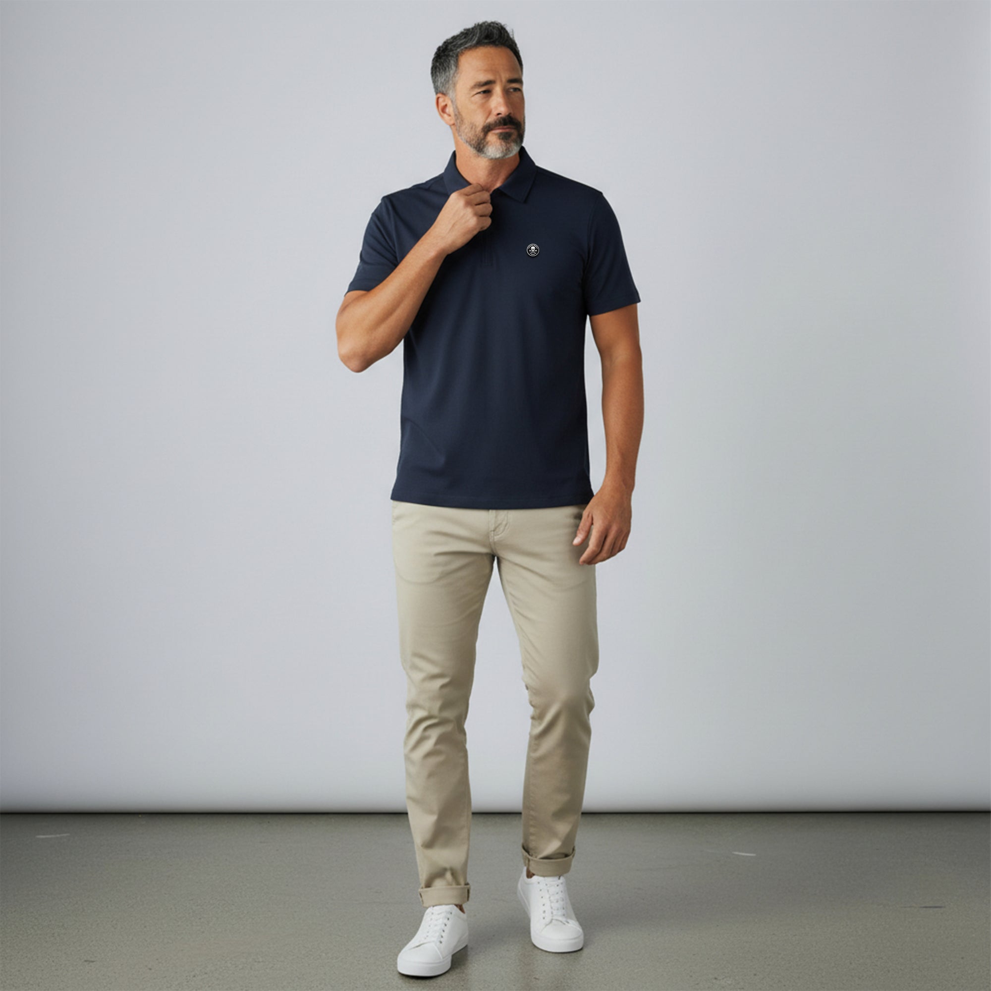 Polo Golf homme Technique 1/4 zip - Fairway Rebels-  54.00 EUR