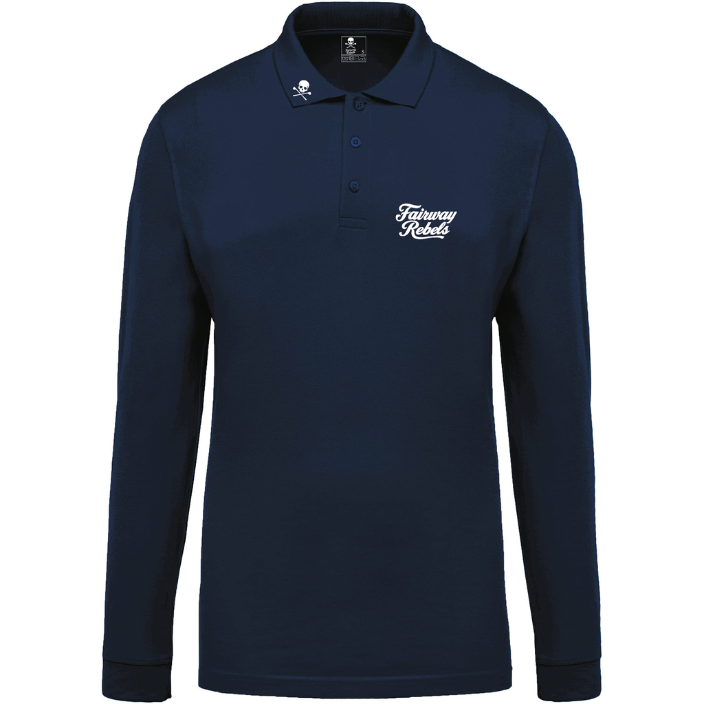 Polo de golf homme manches longues