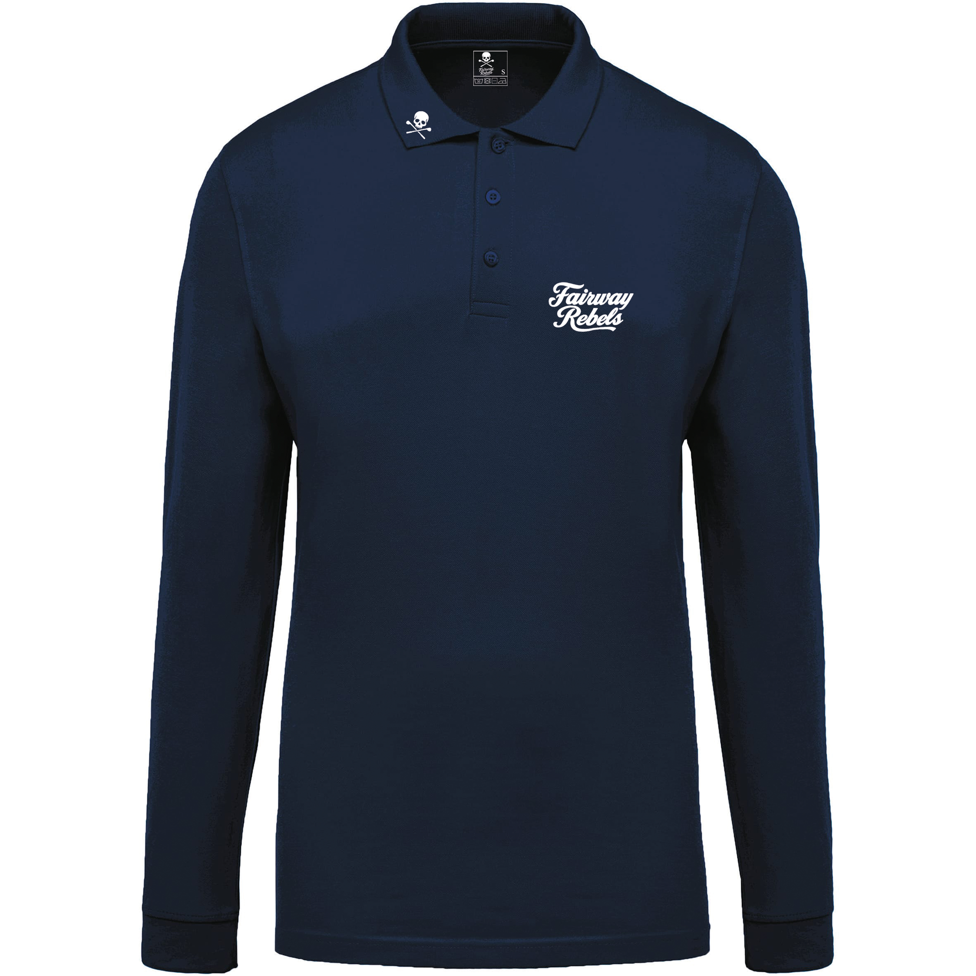 Polo de golf homme manches longues