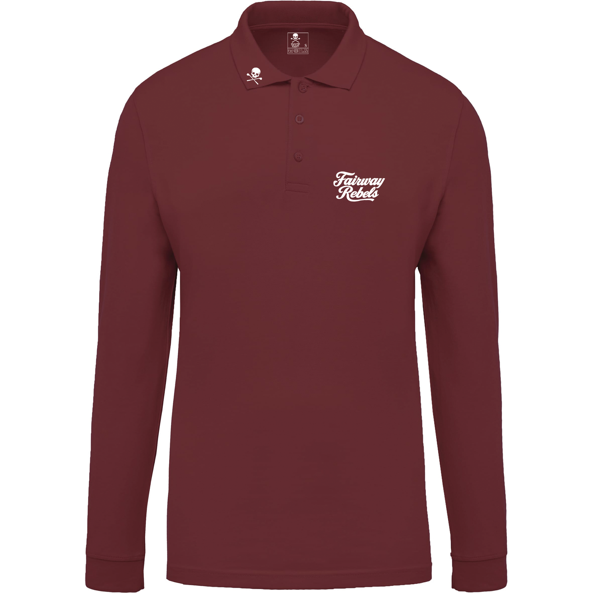 Polo de golf homme manches longues