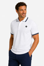Polo Golf für Herren aus Baumwolle mit Kontrastdetails
