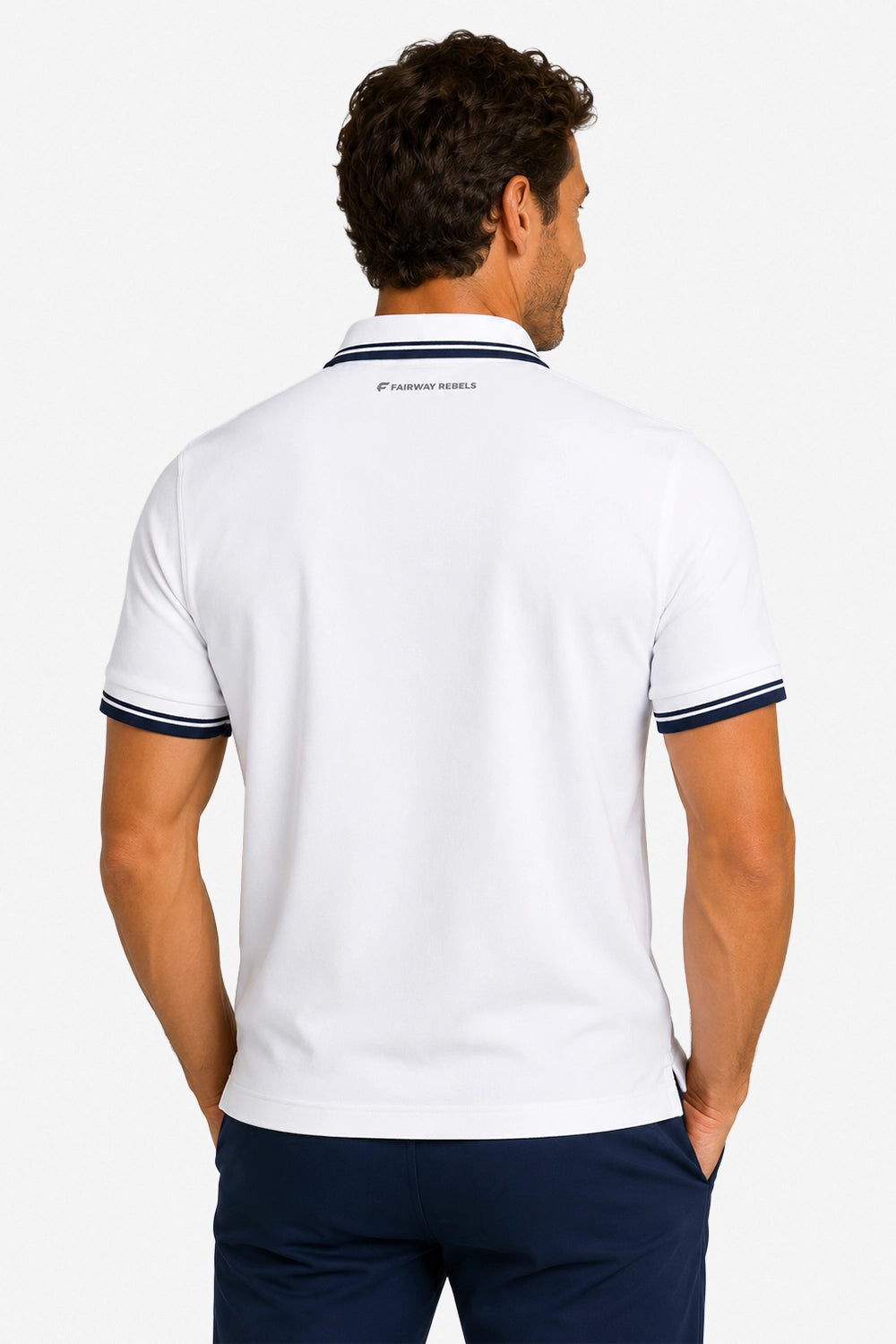 Polo Golf für Herren aus Baumwolle mit Kontrastdetails