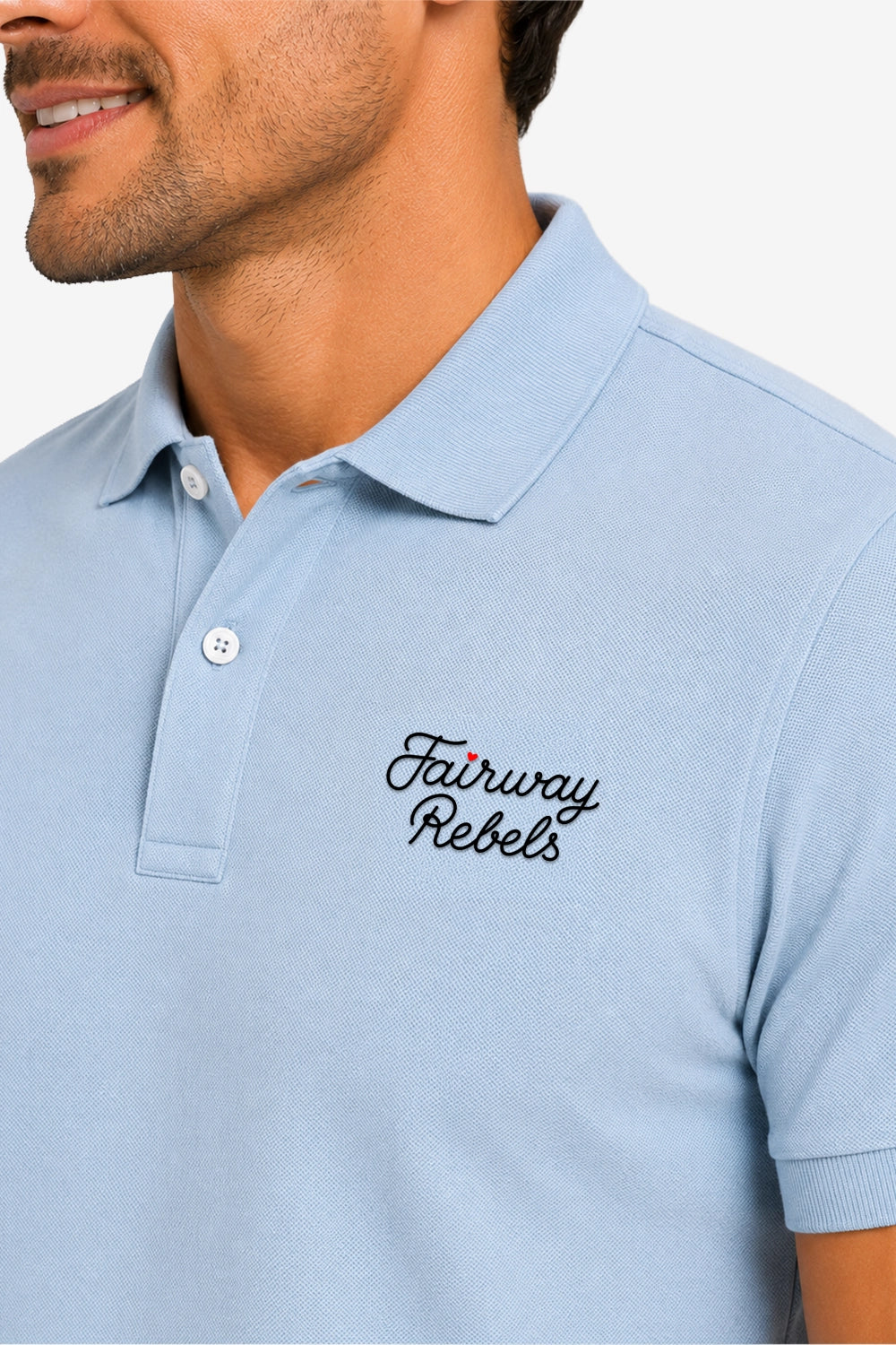 Polo golf homme coton écoresponsable