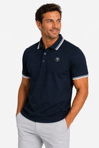Polo Golf für Herren aus Baumwolle mit Kontrastdetails