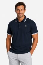 Polo Golf für Herren aus Baumwolle mit Kontrastdetails