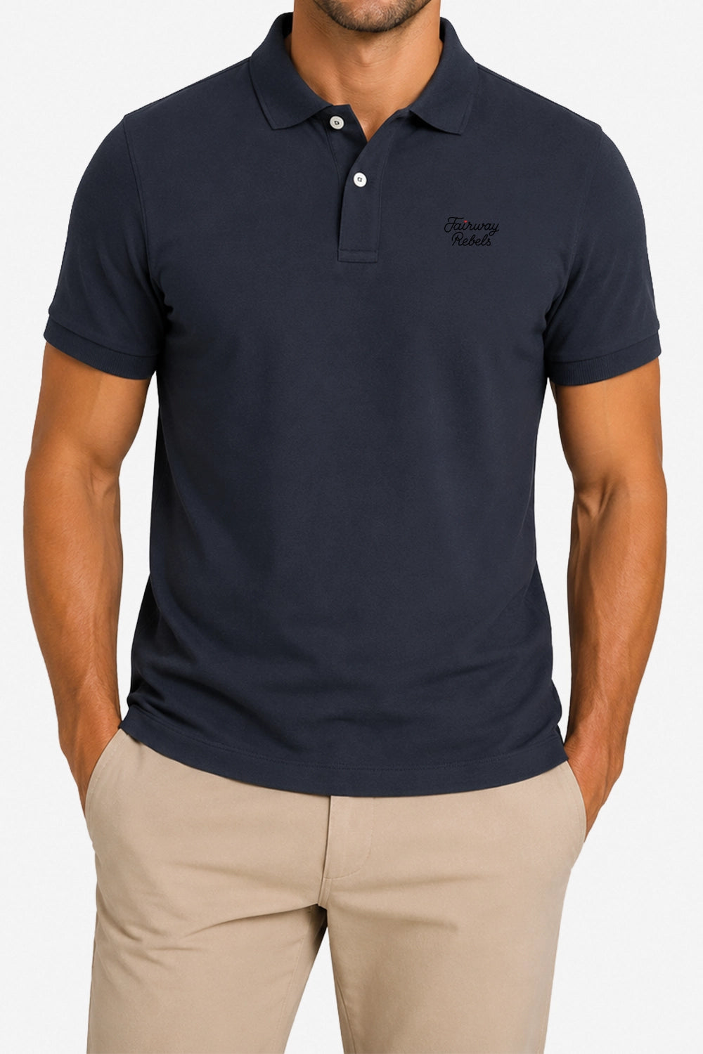 Polo golf homme coton écoresponsable