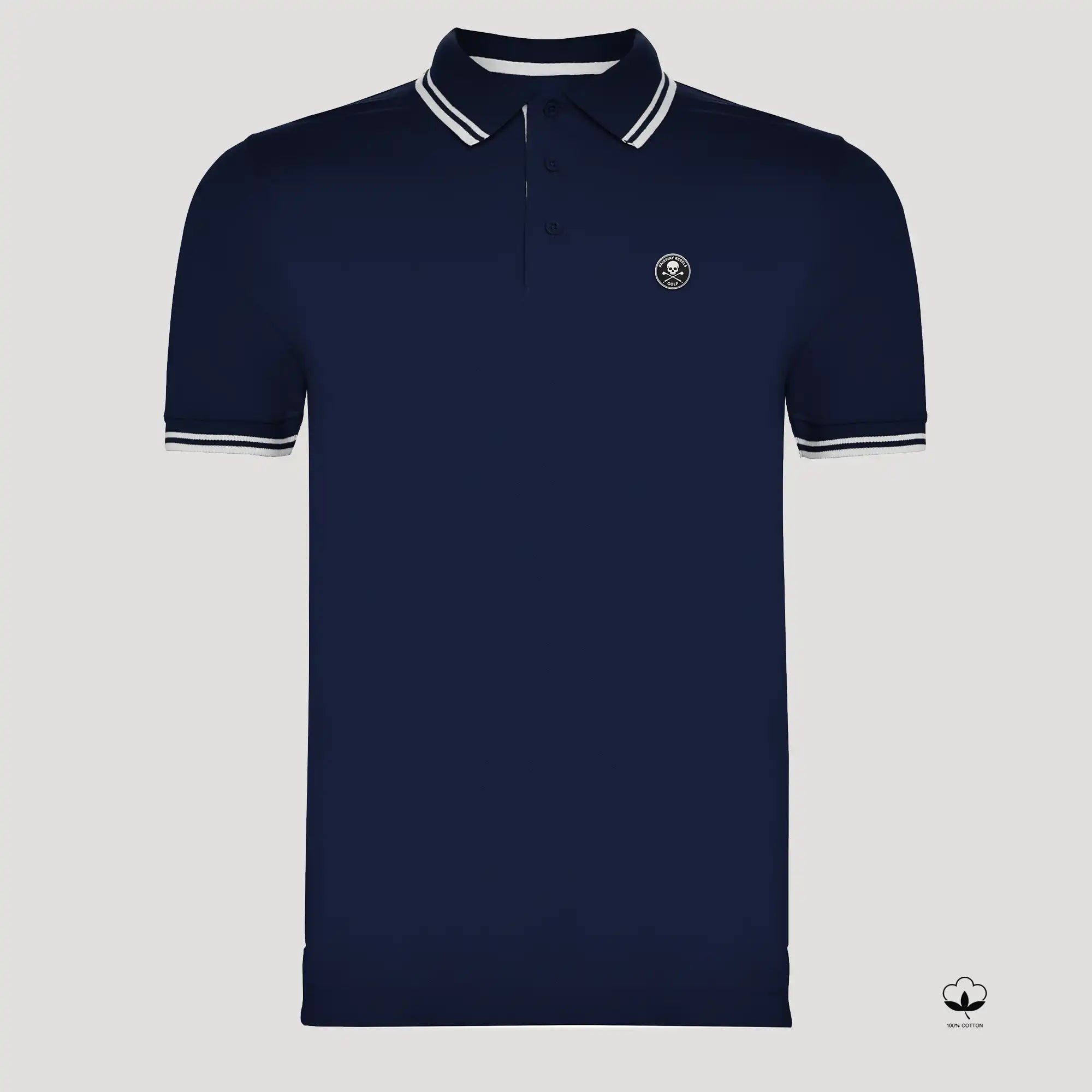 Polo golf Homme Contrasté 100% Coton - Fairway Rebels-  44.00 EUR