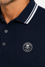 Polo Golf für Herren aus Baumwolle mit Kontrastdetails