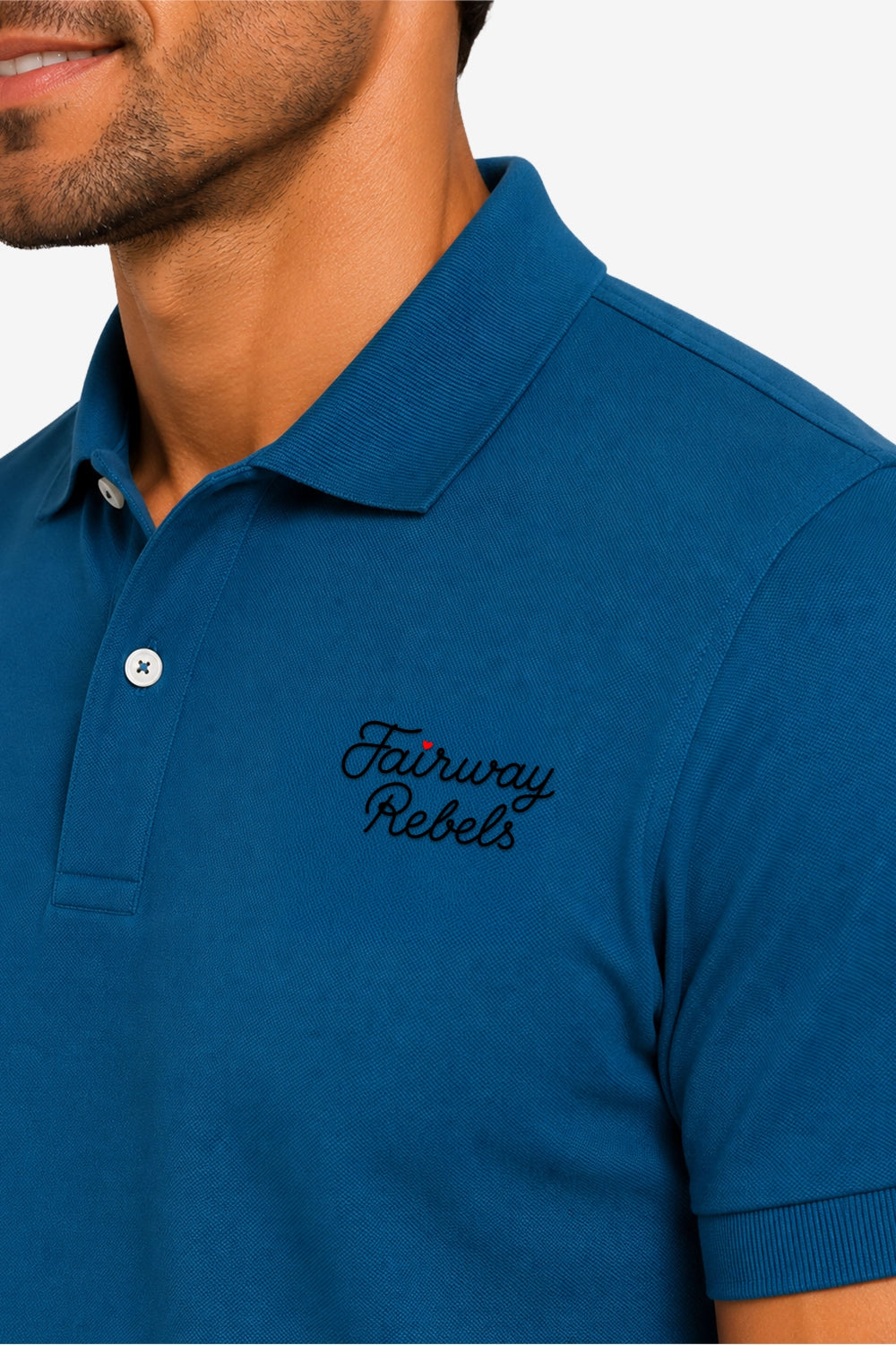 Polo golf homme coton écoresponsable