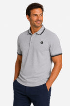 Polo Golf für Herren aus Baumwolle mit Kontrastdetails