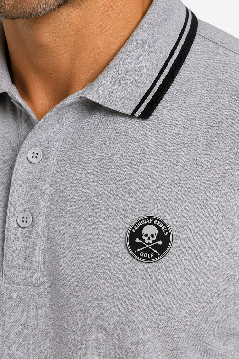 Polo Golf für Herren aus Baumwolle mit Kontrastdetails