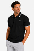 Polo Golf für Herren aus Baumwolle mit Kontrastdetails