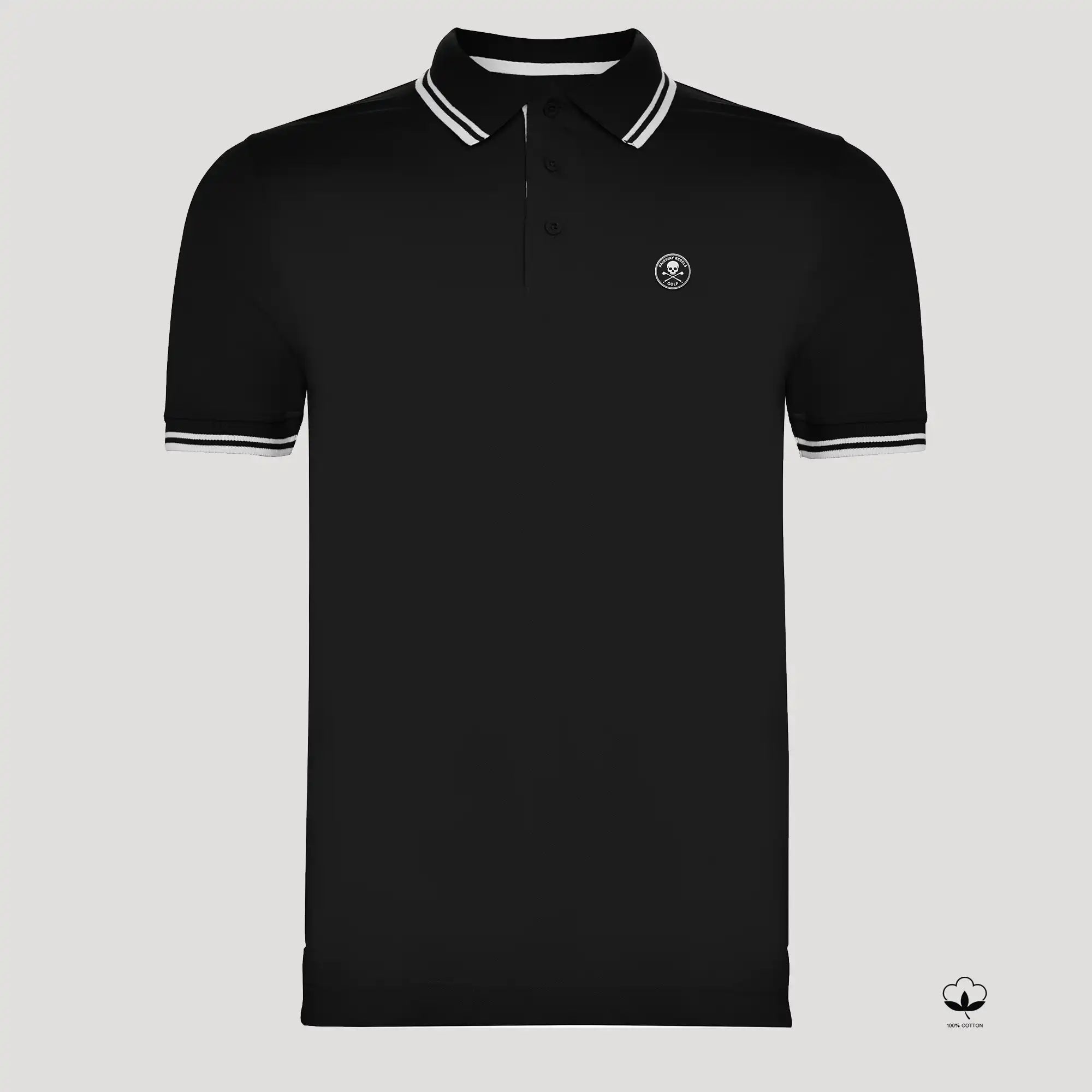 Polo golf Homme Contrasté 100% Coton - Fairway Rebels-  44.00 EUR